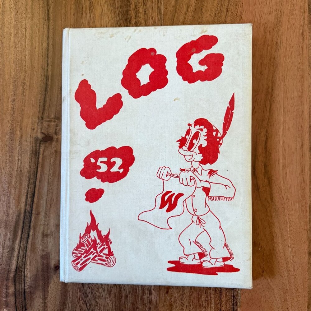 1952 Woodrow Wilson High School Yearbook St Paul Minnesota MN Log Larry Hoke